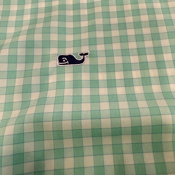 Vineyard Vines Performance Men’s Green Check XXL Long Sleeve Button Up - Picture 11 of 13